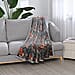 Soft and Warm Floral Pattern Blanket