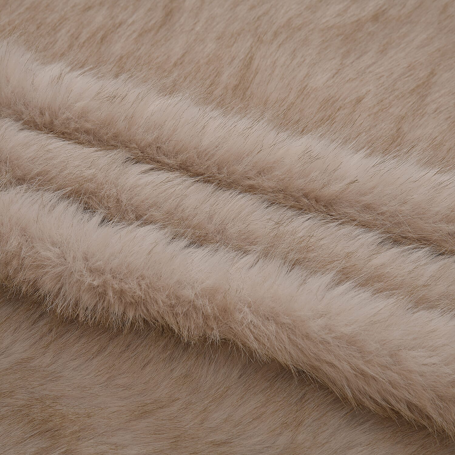 Luxurious Plush Sherpa Blanket 1000Gsm (200x150 cm ) - Beige
