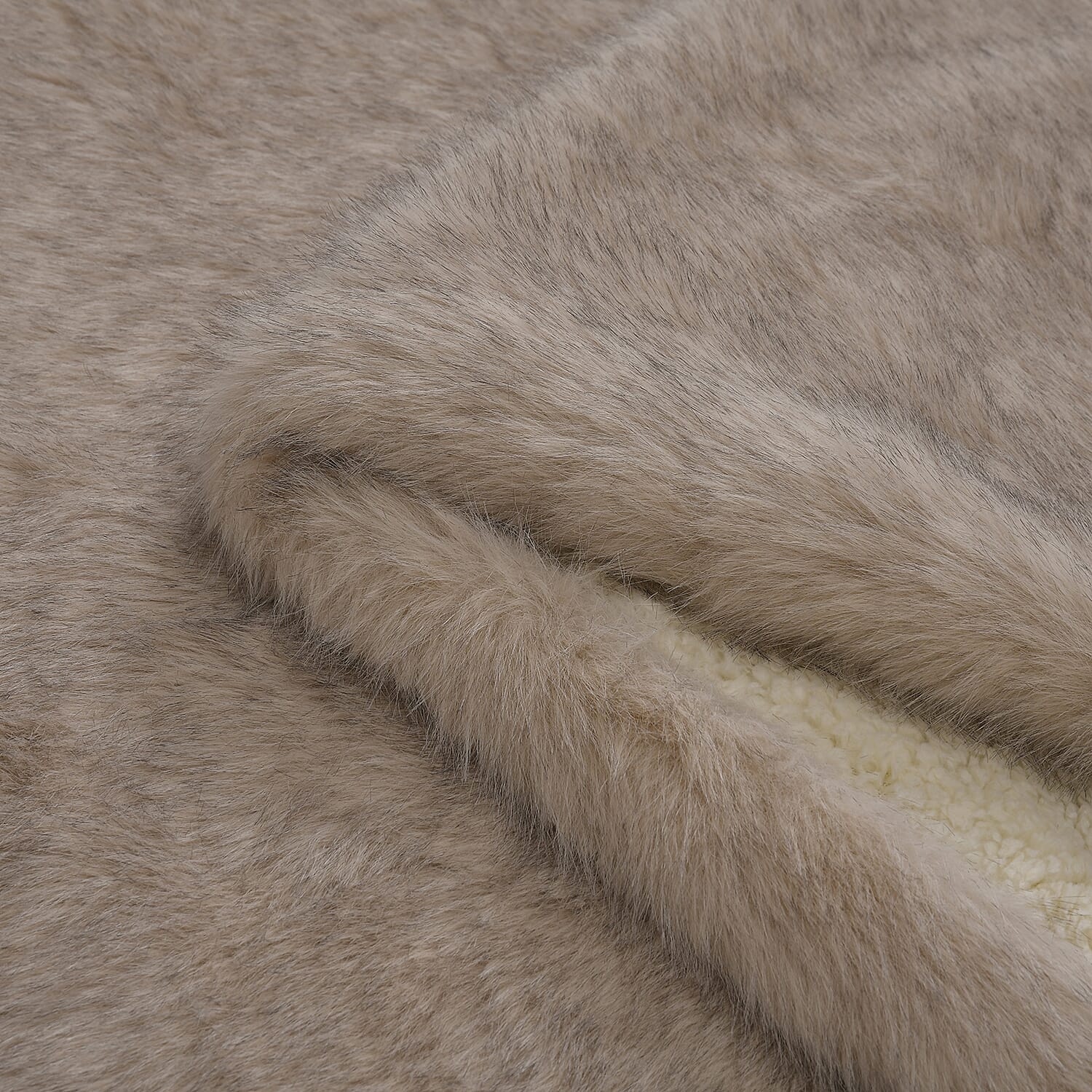 Luxurious Plush Sherpa Blanket 1000Gsm (200x150 cm ) - Grey