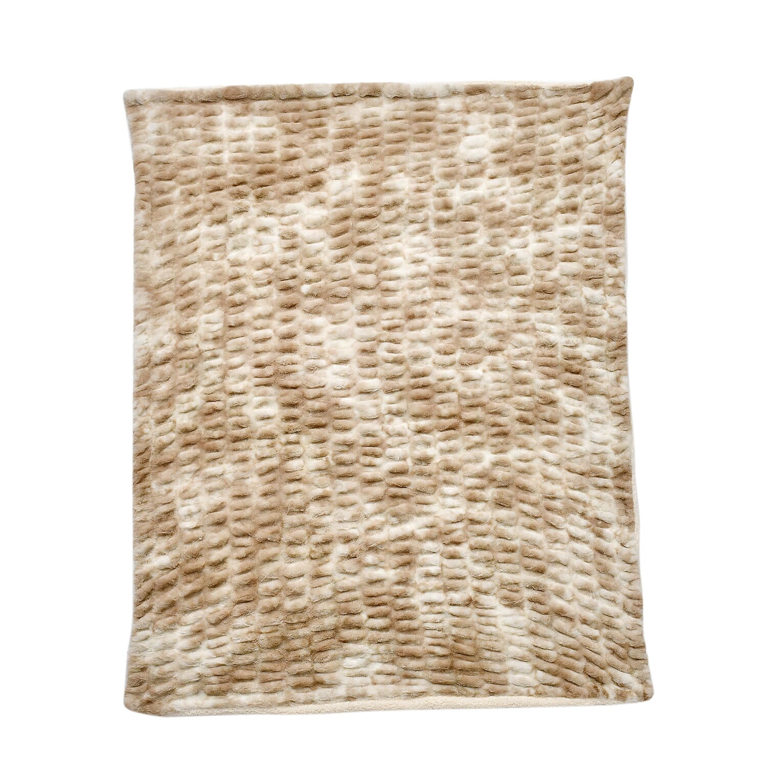 Super Soft Luxurious Faux Fur Blanket 600GSM - Khaki Super Soft Luxurious Faux Fur Blanket 600GSM - Khaki