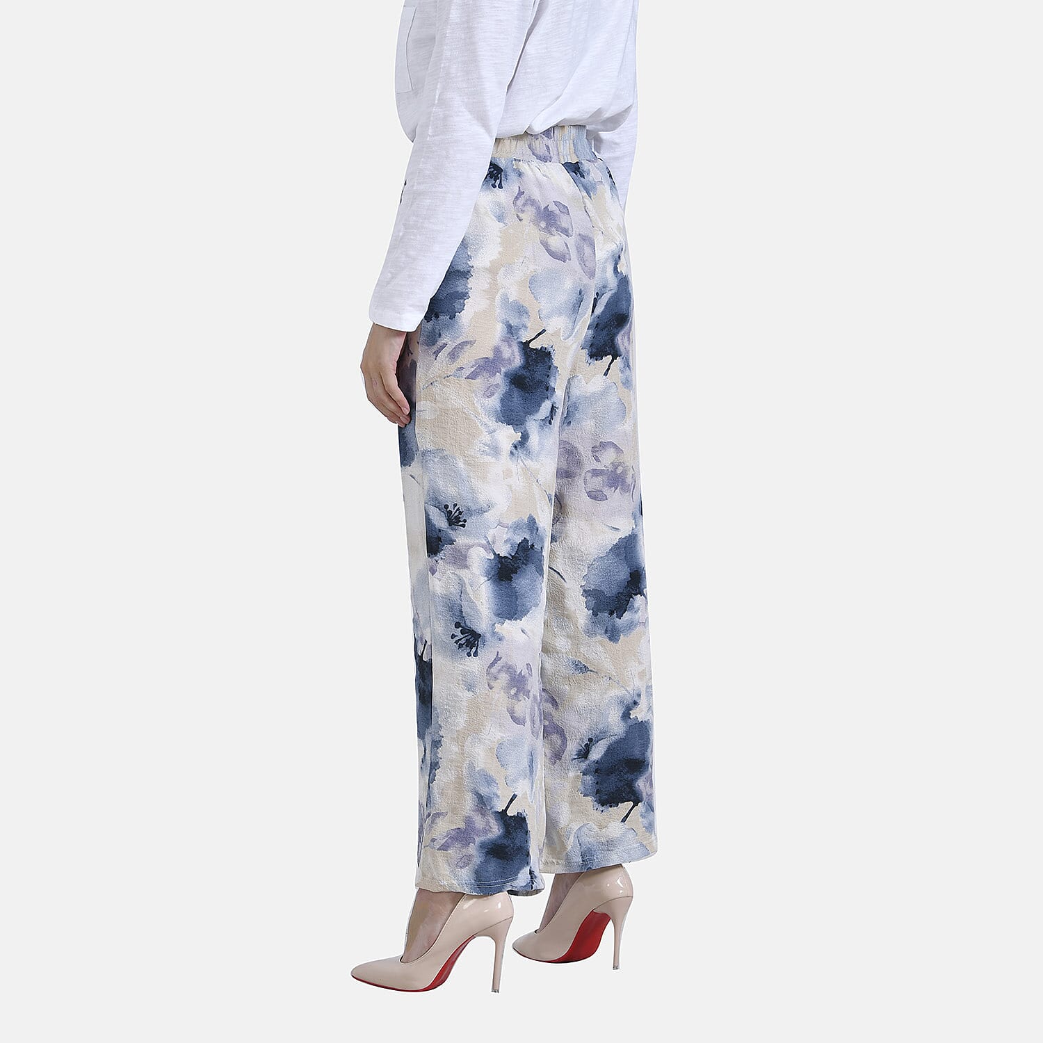 La Marey Printed Wide Leg Pants La Marey Printed Wide Leg Pants