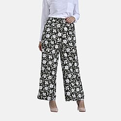 La Marey Printed Wide Leg Pants 