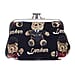 Signare Tapestry Dachshund Frame Purse - Navy