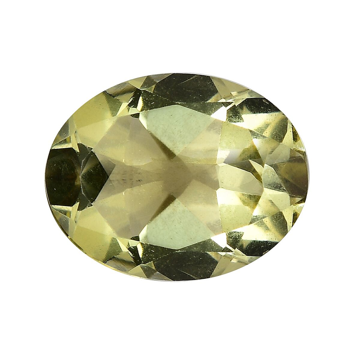 Green Gold Quartz Oval 10x8 mm