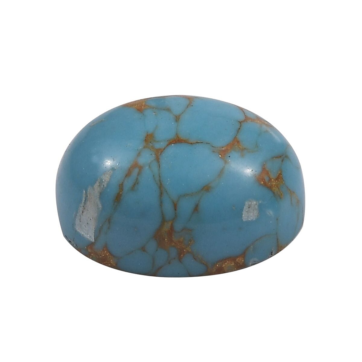 Blue Turquoise Oval 10x8 mm