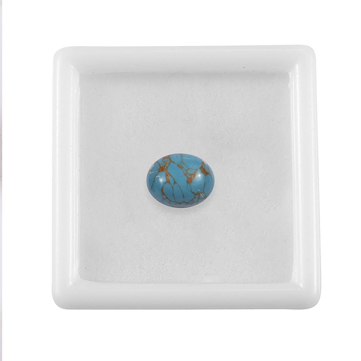 Blue Turquoise Oval 10x8 mm