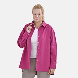 La Marey Pure Cotton Button Down Plain Blouse