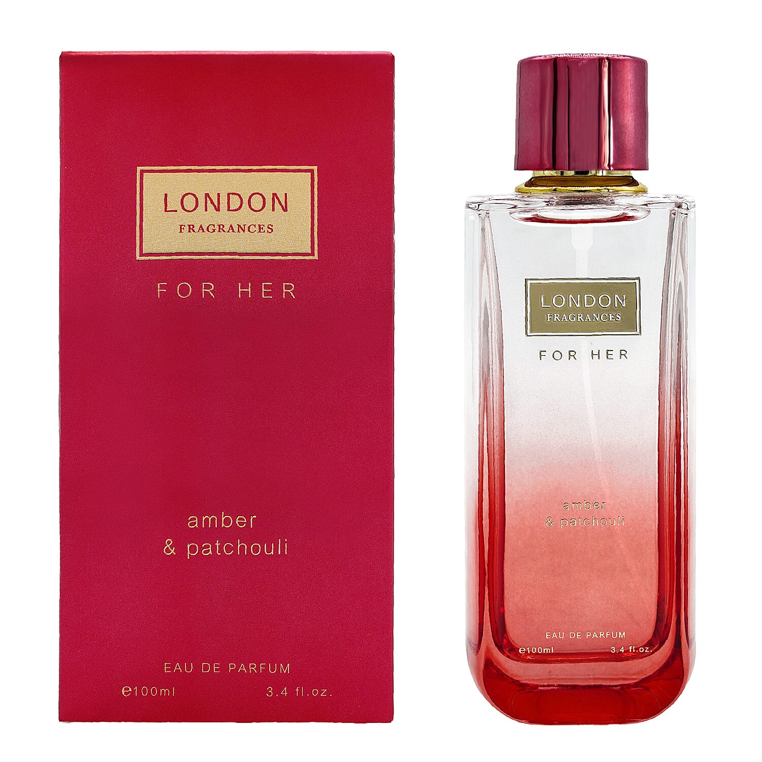 London Fragrances for her - Amber & Patchouli (100ml)