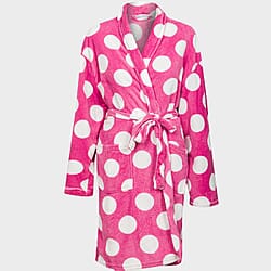 Womens Printed Full Sleeve Nightgown - Grey