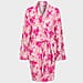 Women's Floral Print Fleece Robe
