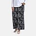 La Marey Printed Mid-Rise Elastic Waistband Wide Leg Trouser