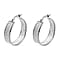 Limited Stock- Sterling Silver Stardust Hoop Earrings With Clasp