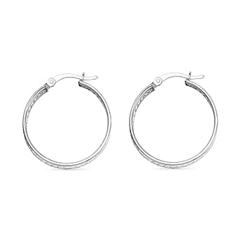 https://tjcuk.sirv.com/Products/77/8/7788762/Limited-Stock-Sterling-Silver-Stardust-Hoop-Earrings-With-Clasp_7788762_3.jpg?w=342&h=342