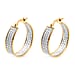 Limited Stock - Sterling Silver Stardust Hoop Earrings with Clasp