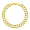 Mega Close Out Deal- Yellow Gold Overlay Sterling Silver Link Bracelet (Size - 7.5)