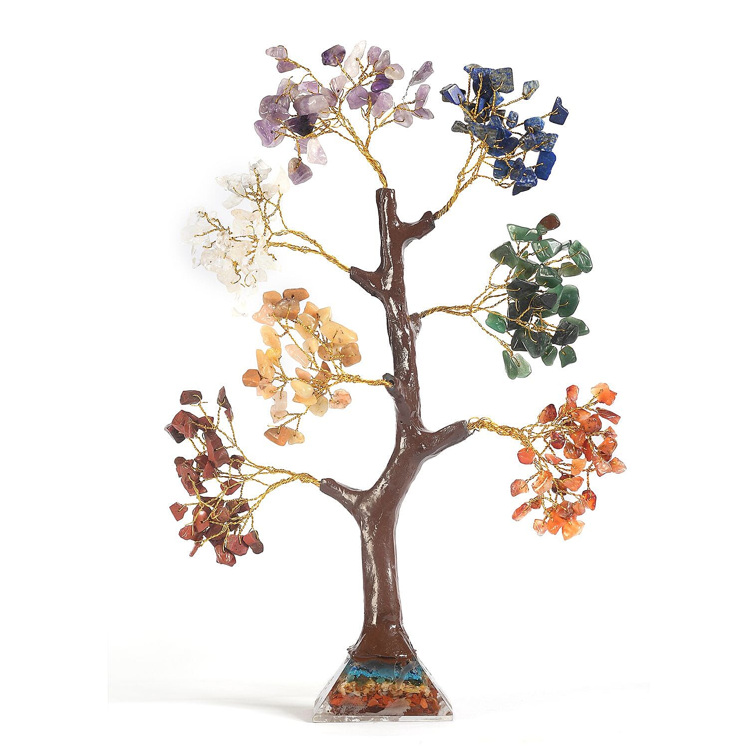 Decorative Tree (Size 23x5x1 cm) - Red & Brown