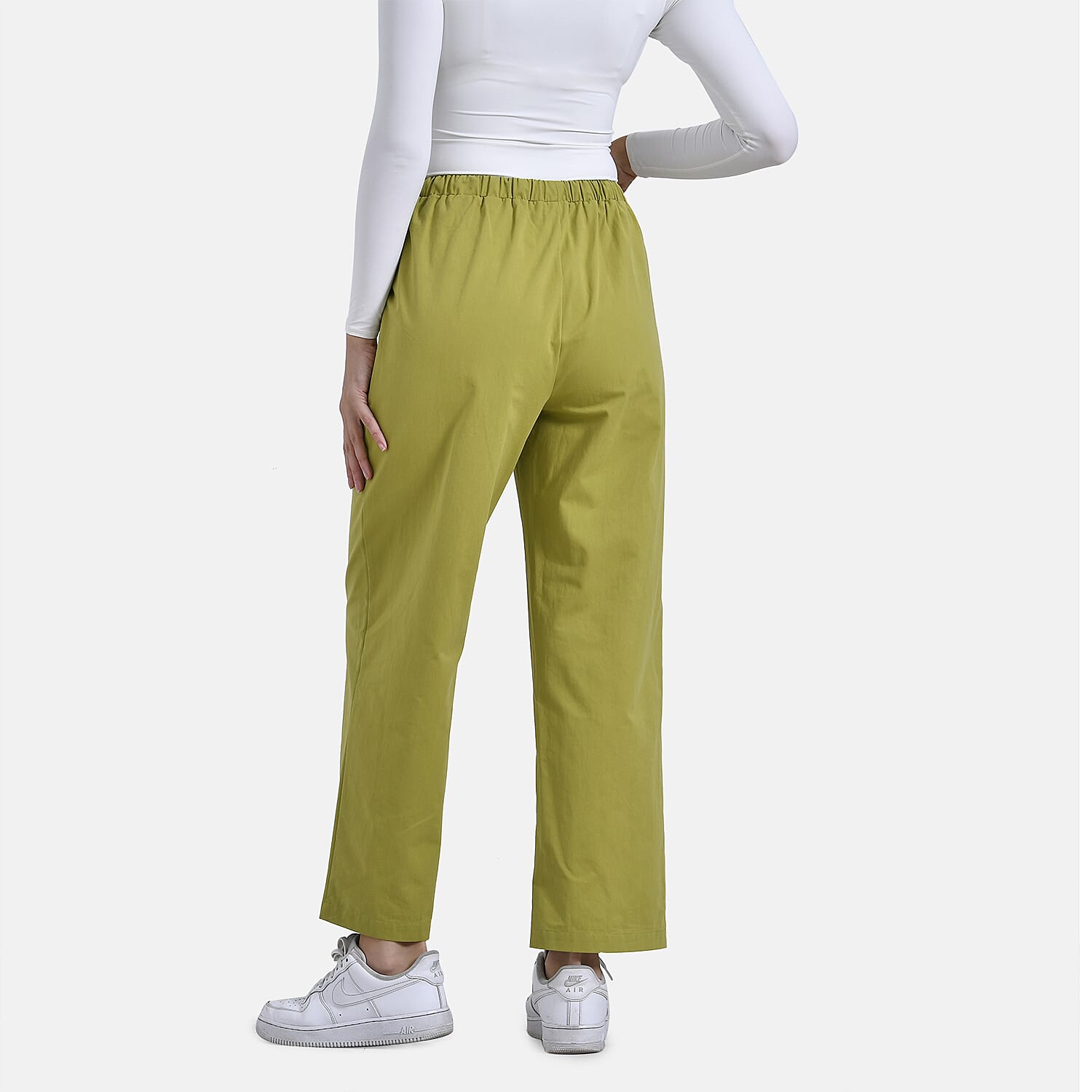 La Marey Pure Cotton Elastic Waist Casual Wear Trousers
