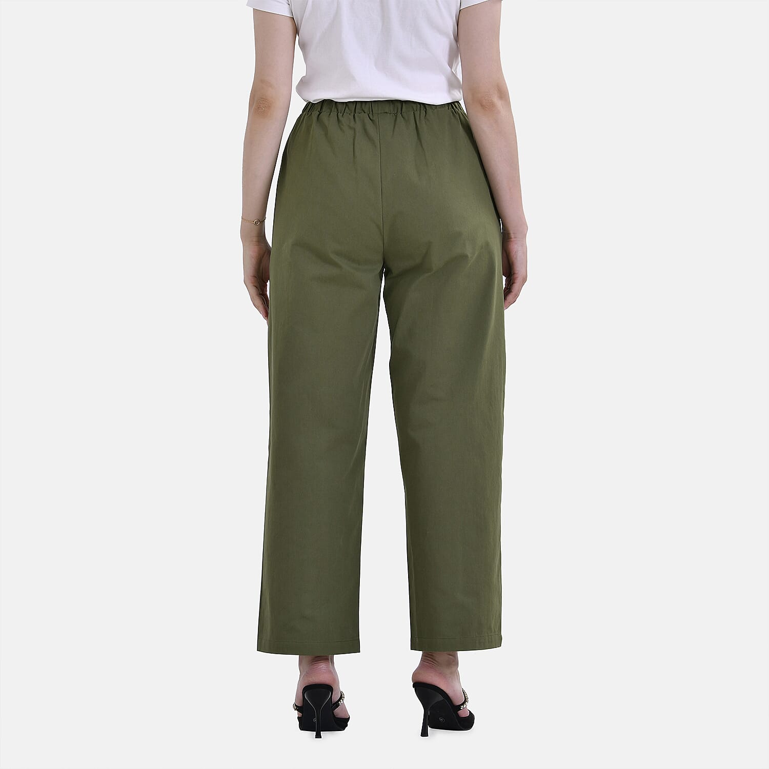 La Marey Pure Cotton Solid Jean and Pant-Trouser