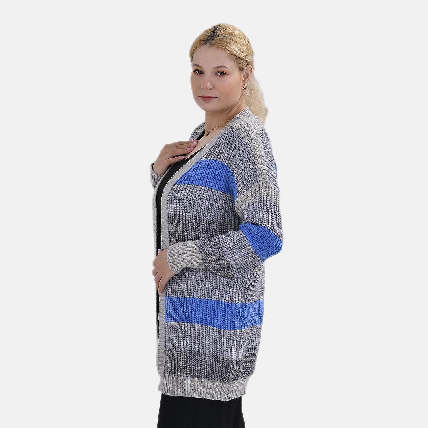 Tamsy Striped Cardigan (Size 8 to20) - Red