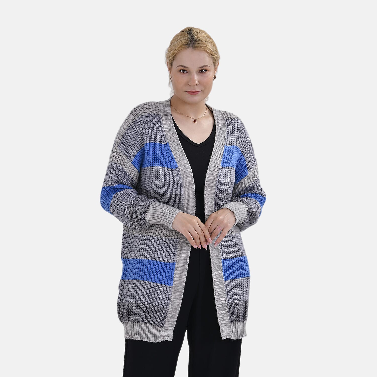 Tamsy Striped Cardigan (Size 8 to20) - Red