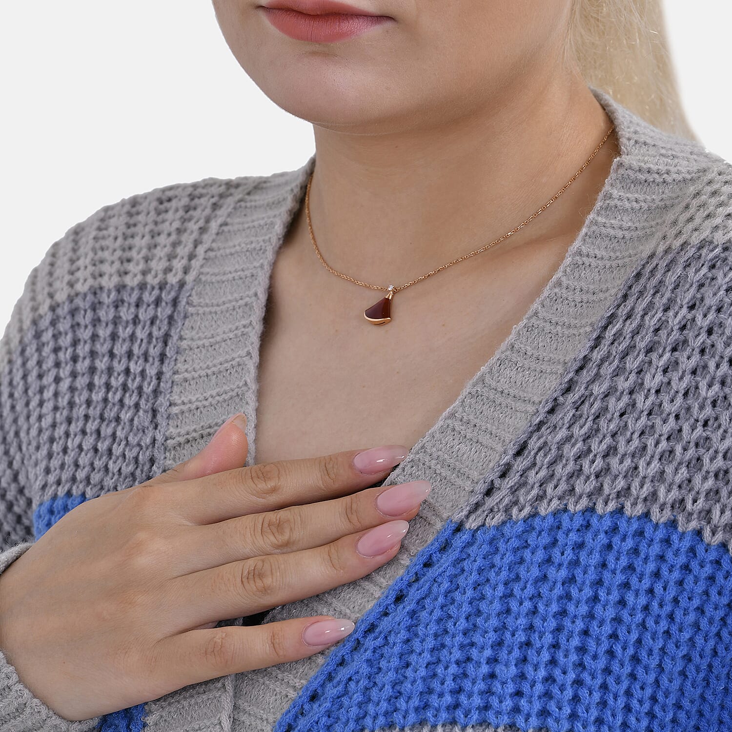 Tamsy Striped Cardigan (Size 8 to20) - Red