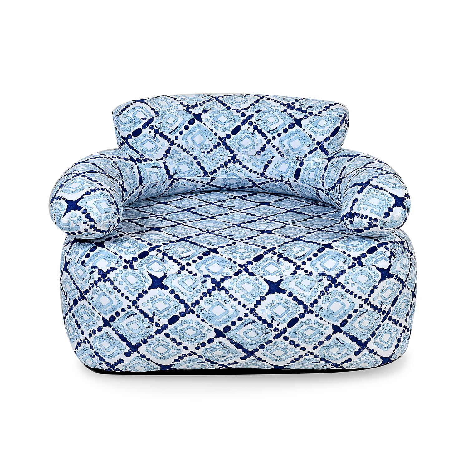 Portable Inflatable Sofa. Suitable for Outdoors and Indoors (Size 105x88x37 cm) - Grey