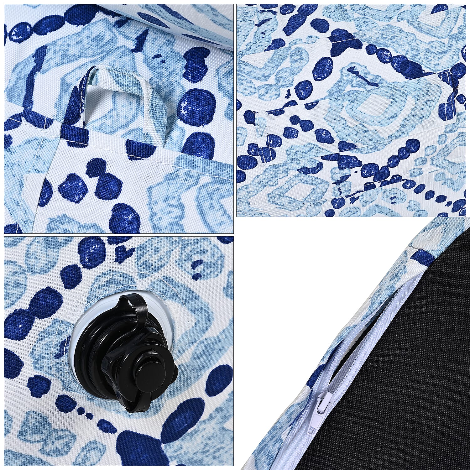 Portable Inflatable Sofa. Suitable for Outdoors and Indoors (Size 105x88x37 cm) - Grey