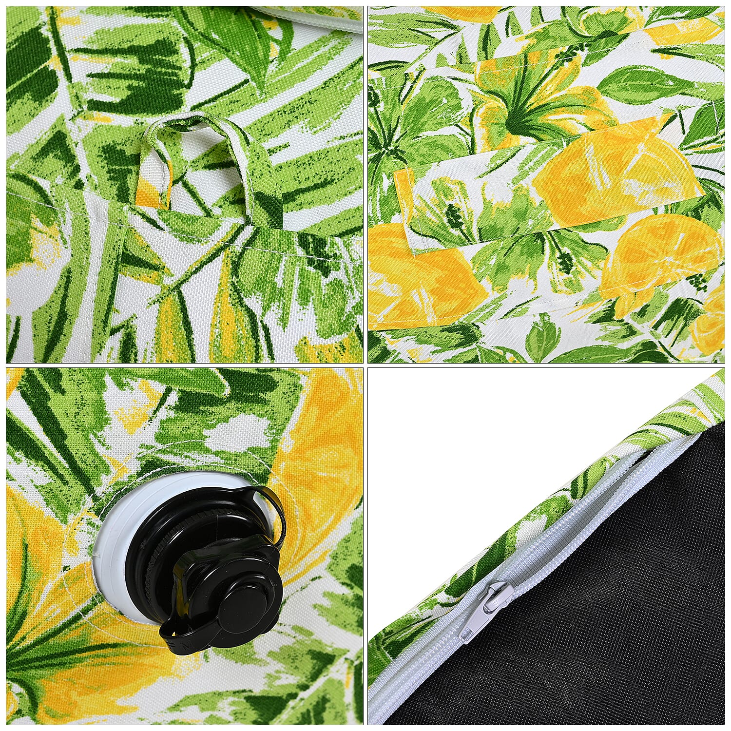 Portable Inflatable Sofa. Suitable for Outdoors and Indoors (Size 105x88x37 cm) - Green