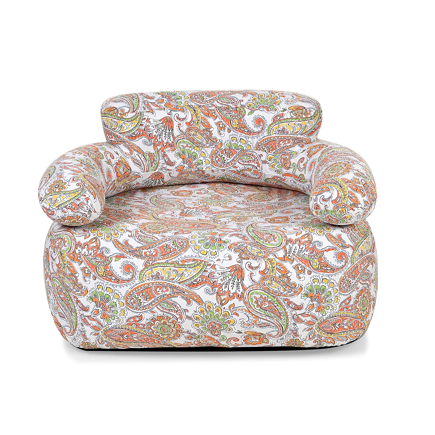 Portable Inflatable Sofa.  Outdoors and Indoors (Size 105x88x37 cm) - Brown