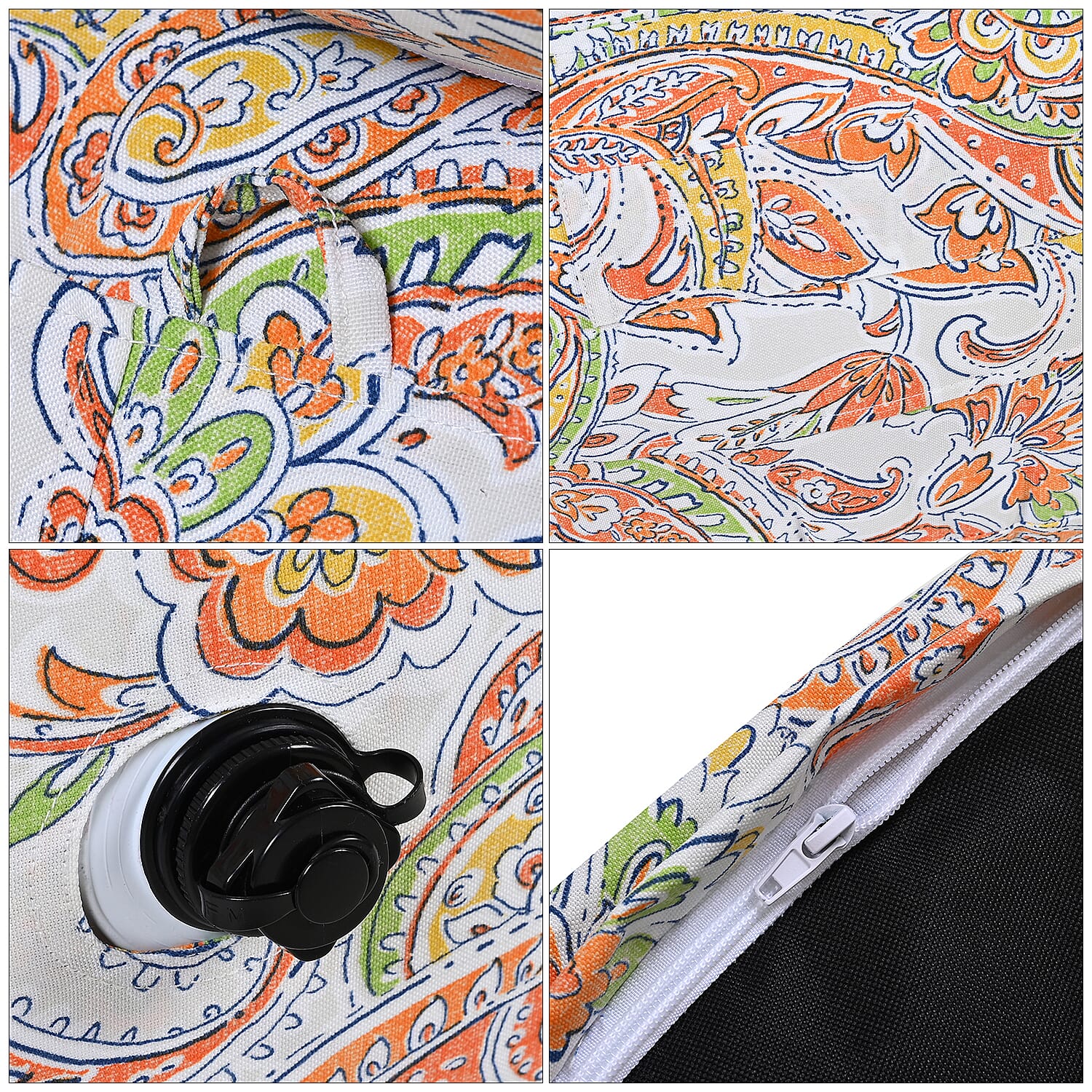 Portable Inflatable Sofa.  Outdoors and Indoors (Size 105x88x37 cm) - Brown