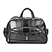 Leatherette Crocodile Pattern Travel Bag with Handle Drop