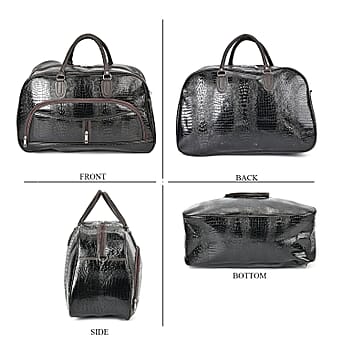 https://tjcuk.sirv.com/Products/77/9/7790291/PU-Crocodile-Travel-Bag-Size-55x21x34-cm-Black-Black_7790291_3.jpg?w=342&h=342