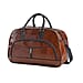 Leatherette Crocodile Pattern Travel Bag with Handle Drop