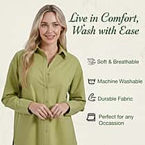 La Marey Cotton Solid Blouse