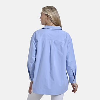 https://tjcuk.sirv.com/Products/77/9/7790511/La-Marey-Cotton-Solid-Blouse-Size-70x1-cm-Blue-Green_7790511_1.jpg?w=342&h=342