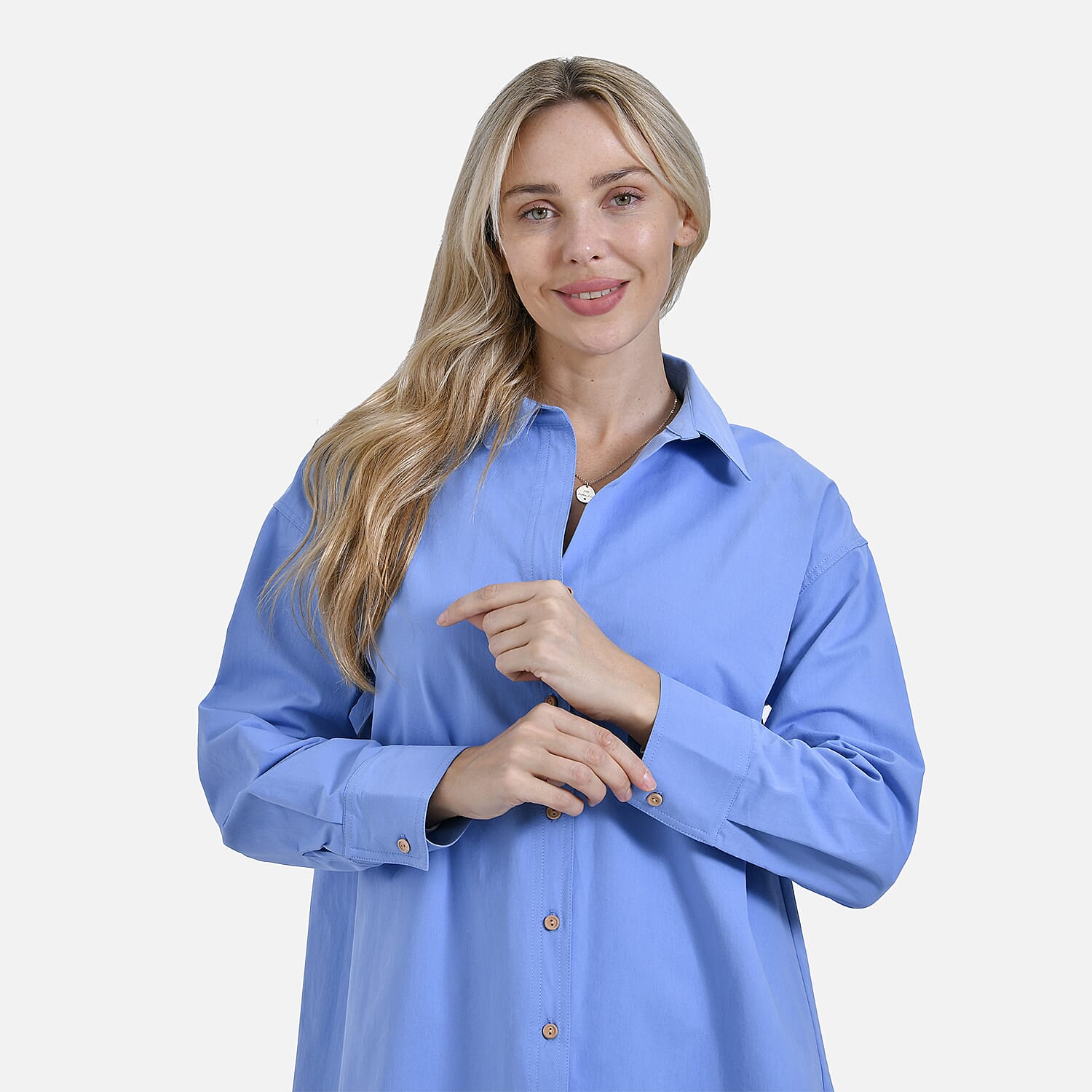 La Marey Pure Cotton Solid Blouse