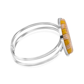 https://tjcuk.sirv.com/Products/77/9/7790858/Yellow-Color-Murano-Glass-Bangle-Pure-White-Stainless-Steel-25-00-ct-2_7790858_2.jpg?w=342&h=342