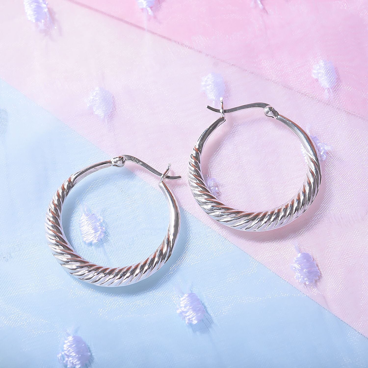Sterling Silver Hoop Earrings