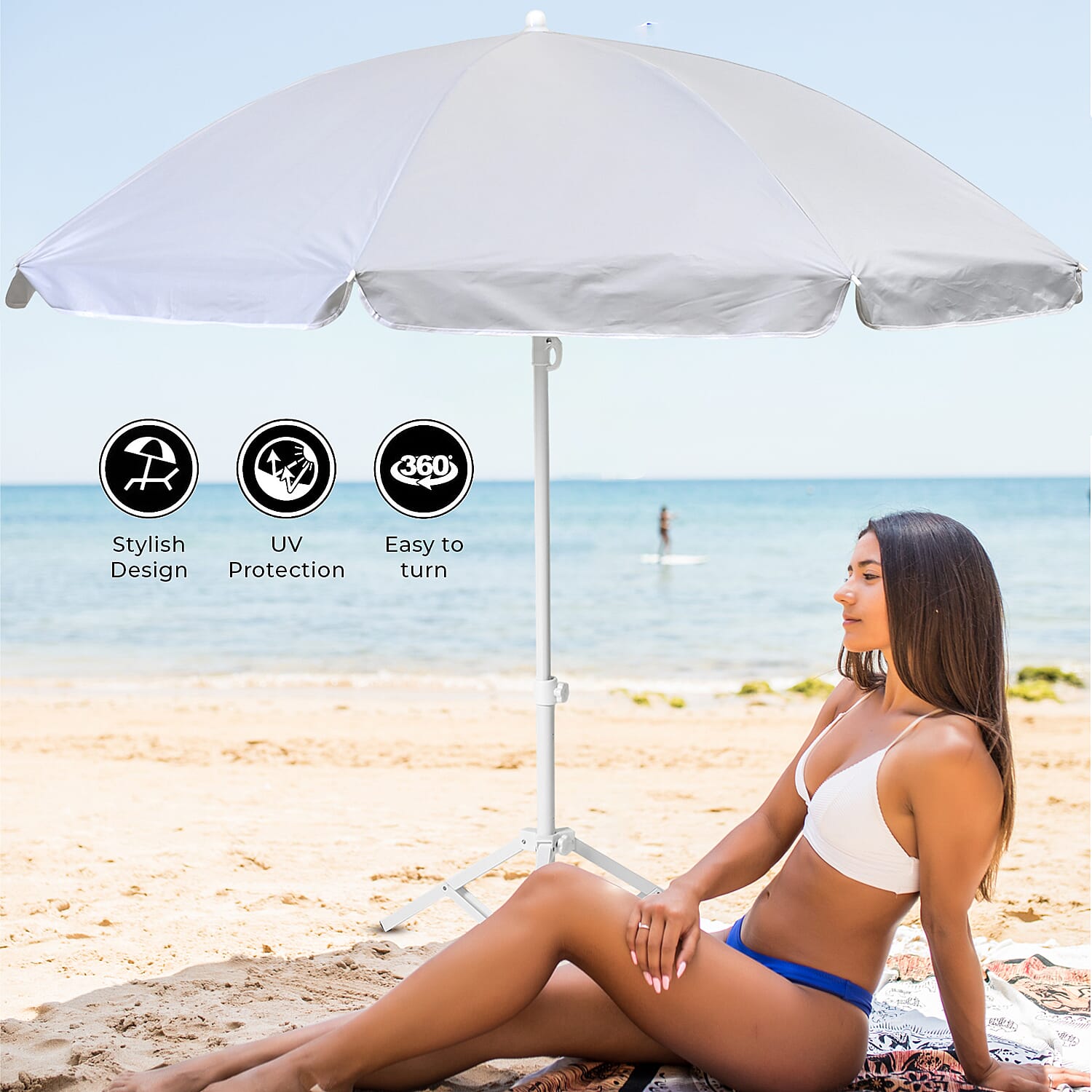 Beach Umbrella With a Bag