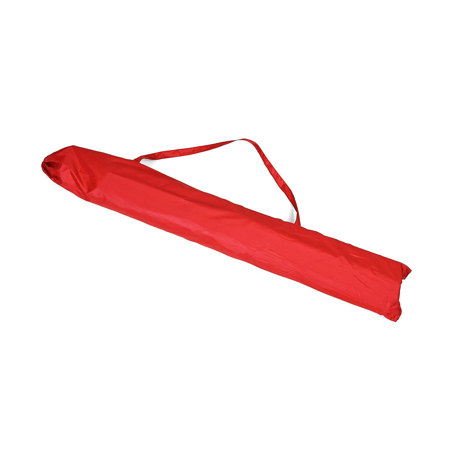 Solid colour Outdoor umbrella with tripod stand ( height from 1.2m to 1.8m) - Red