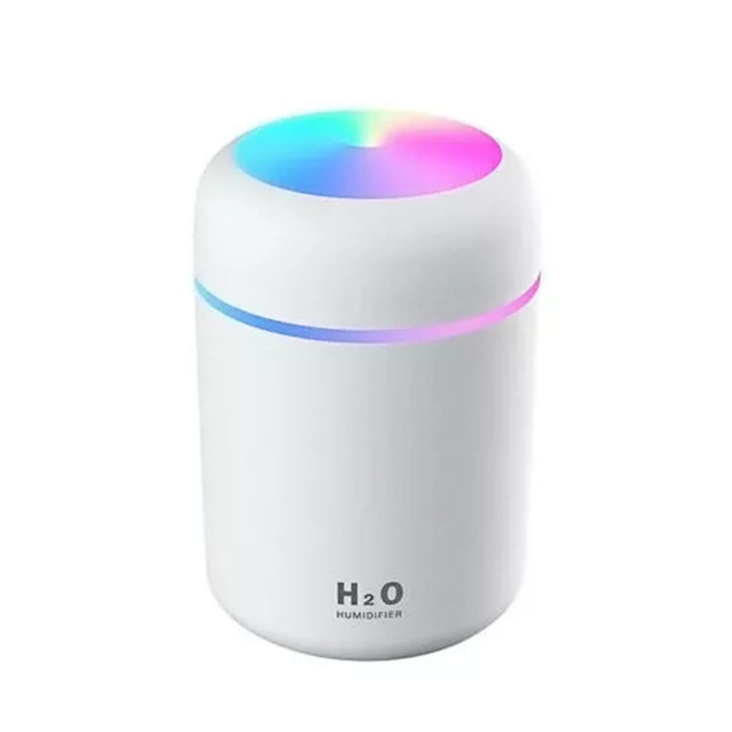 Portable Desktop Colourful Cup Air Humidifier - White