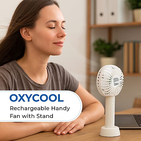 Summer Essential - Handy Fan - White