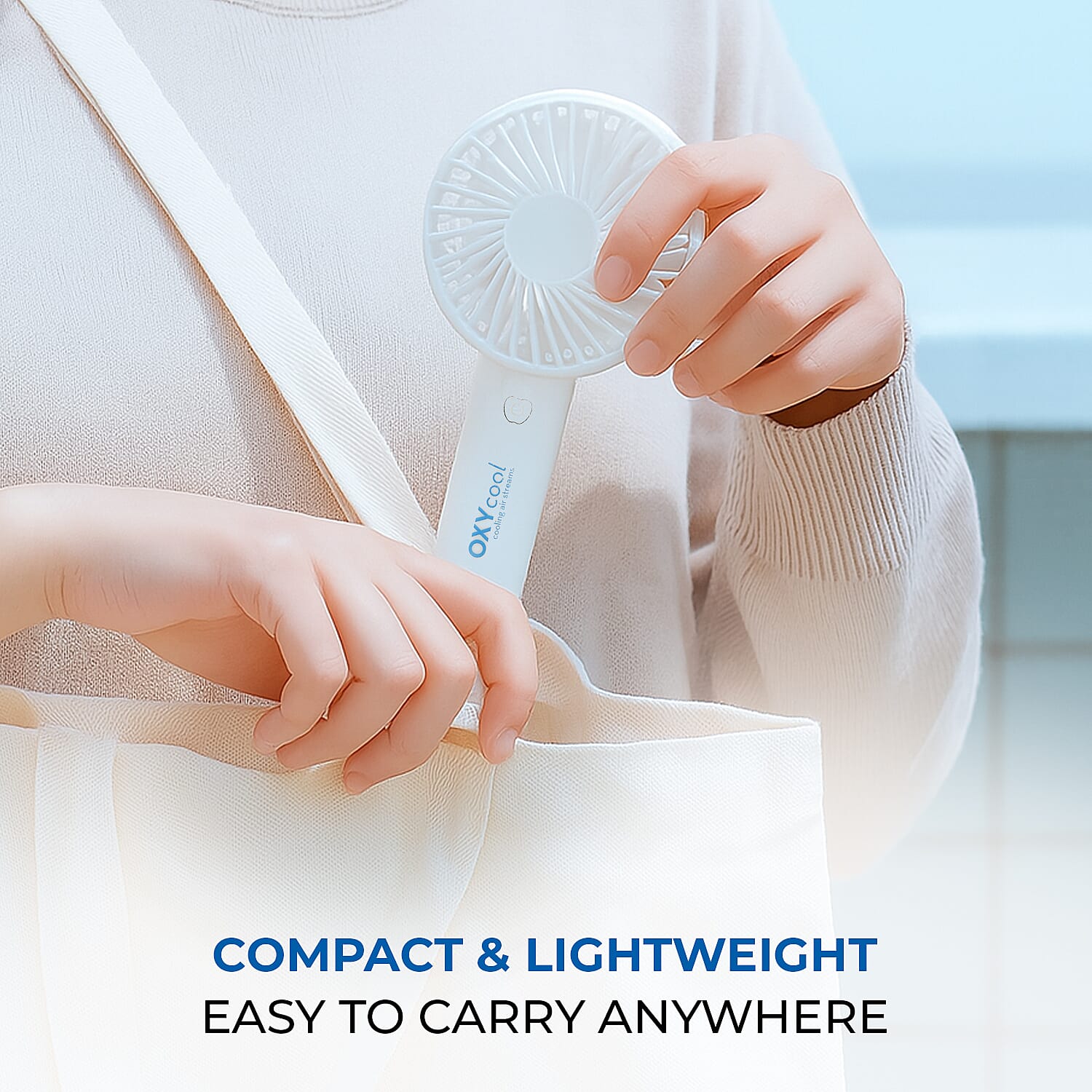 Summer Essential - Handy Fan - White Summer Essential - Handy Fan - White