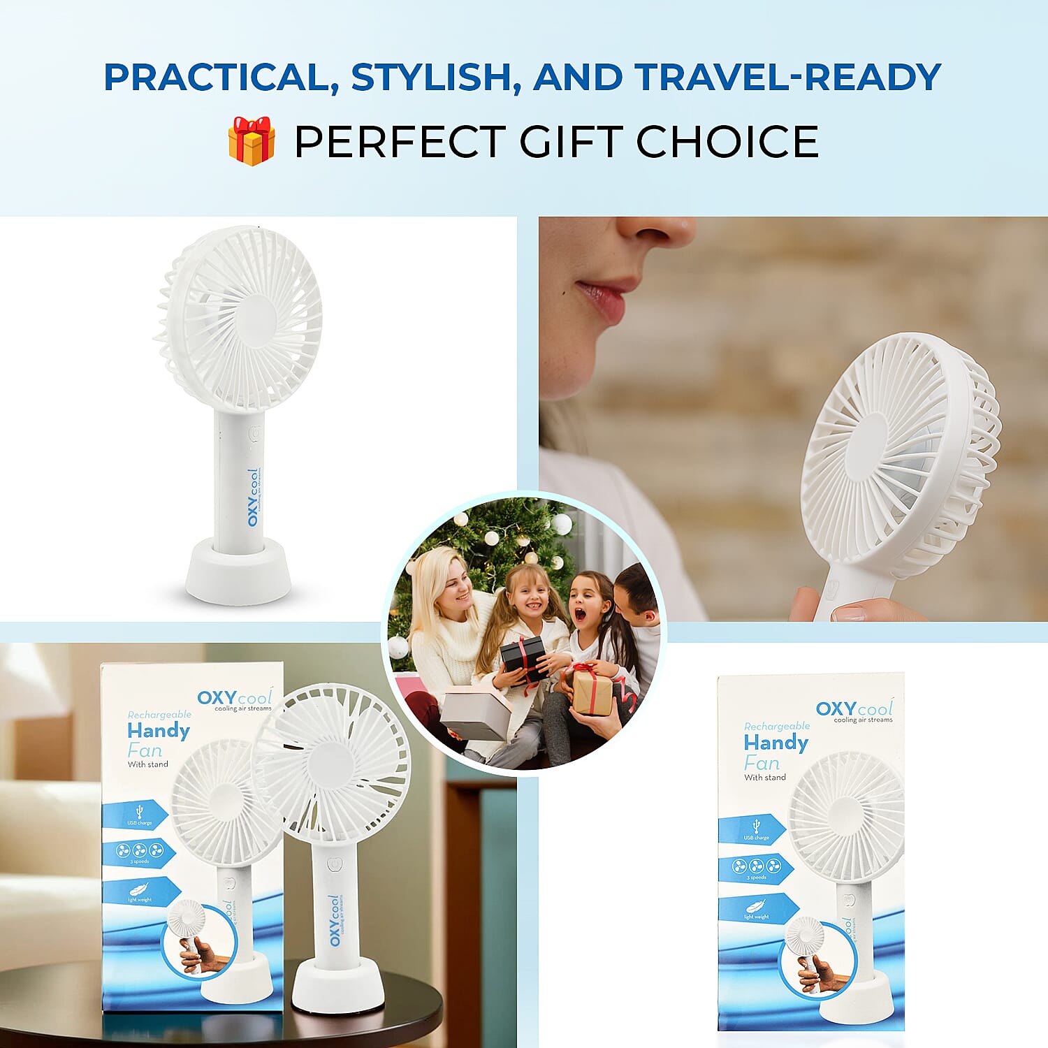 Summer Essential - Handy Fan - White Summer Essential - Handy Fan - White