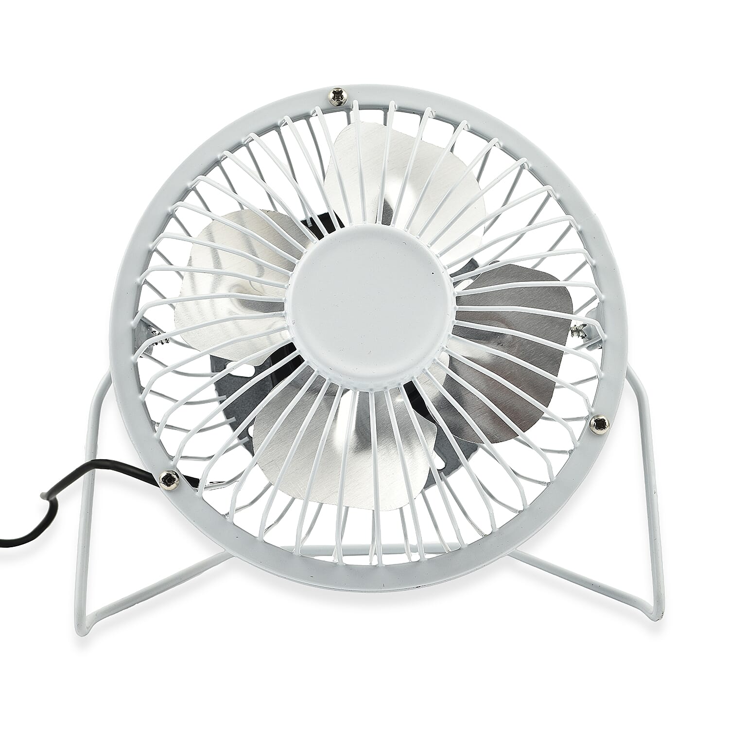 Oxycool 4 Inch USB Mini Fan for Your Desk - Grey