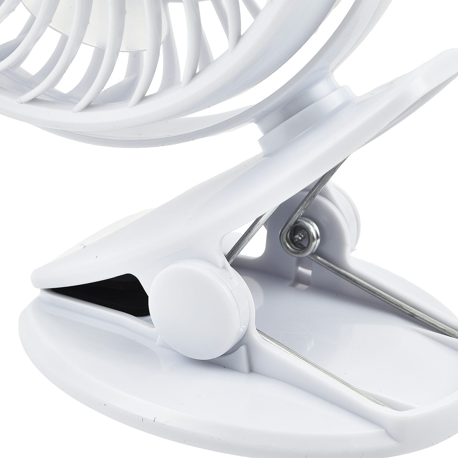 Clip-On Tilt Rechargeable Fan with 3 Speed Setting & 360 Tilt Function - White Clip-On Tilt Rechargeable Fan with 3 Speed Setting & 360 Tilt Function - White