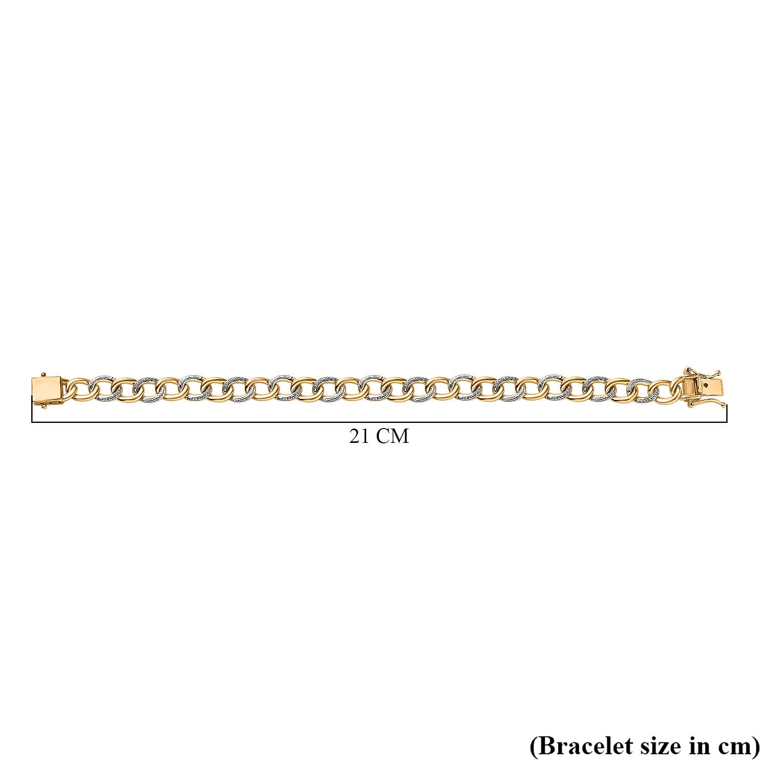 Diamond Curb Chain Bracelet (Size - 7.5)