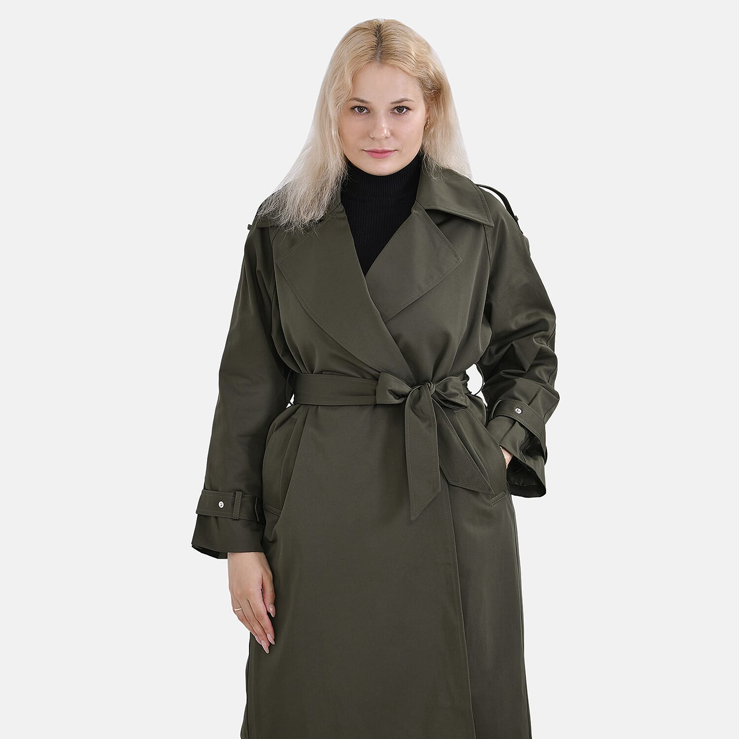 LA Marey Windproof Trench Coat