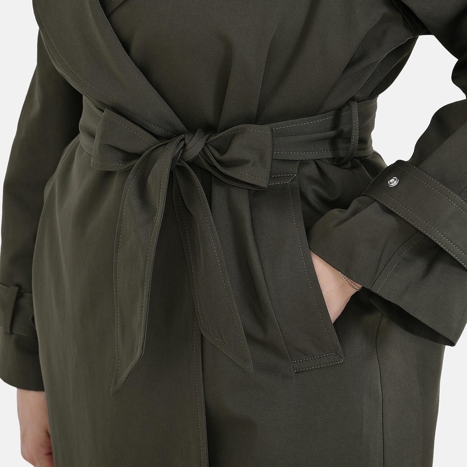 LA Marey Windproof Trench Coat