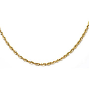 Maestro Collection - 9K Yellow Gold Radiance Design Necklace (Size - 20)
